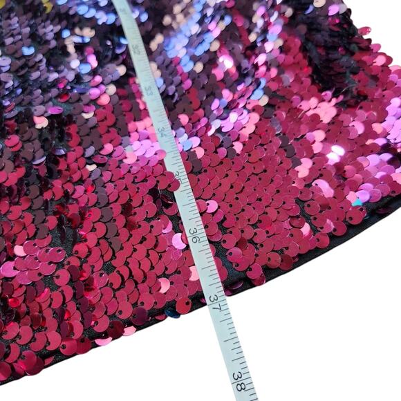 GUESS multicolor sequin sheath dress size 12 - Picture 12 of 12